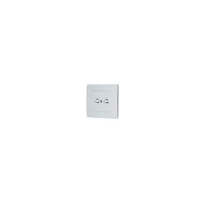 Priza de telefon RJ 11 si priza date RJ 45 cat. 5e - UTP, alb
