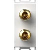 Modul Priza audio 1M alb, TEM Modul TEM-KM23PW-U