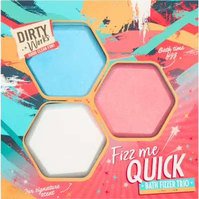 Dirty Works Set de baie Fizz Quick, 3 piese