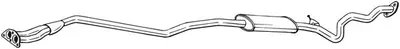 Toba esapament mijloc BMW Seria 3 (E90), 3 (E91), 3 (E92), 3 (E93) 2.0 intre 2004-2013