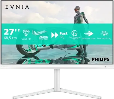 Monitor gaming Philips - Evnia 27M2N3501PA, 27'', QHD, 240Hz, IPS, 1ms, alb