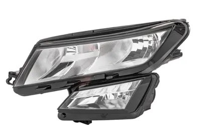 Far fata Stanga (halogen, H7 H7 H8 PWY24W W5W, electric, cu motor, bec) potrivit SKODA KODIAQ I 03.17