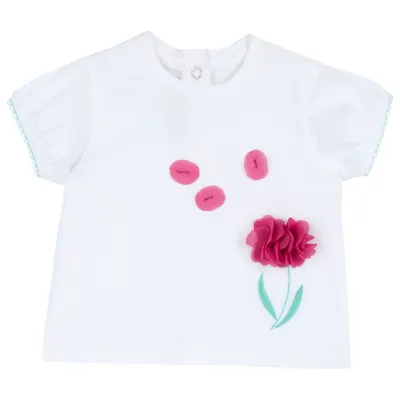 Tricou copii Chicco, crem, 11912-68MFCO