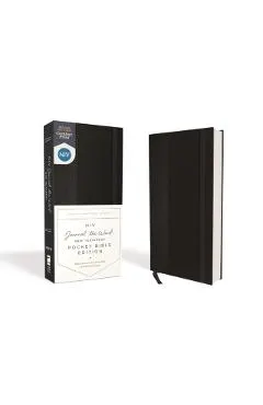 Niv, Journal the Word New Testament, Pocket Bible Edition, Hardcover, Black, Red Letter, Comfort Print