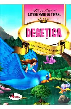 Degetica - Stiu sa citesc cu litere mari de tipar