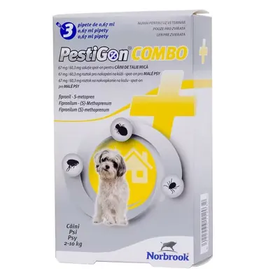 PestiGon Combo Dog S (2 - 10 kg), 3 pipete