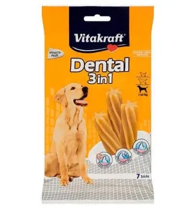 Recompense Vitakraft Dental Snack 3in1 Medium, 180 G