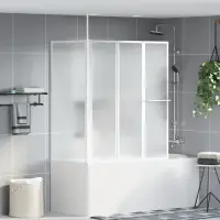 vidaXL Ecran de baie Mat 120 x 70 x 137 cm Aluminiu