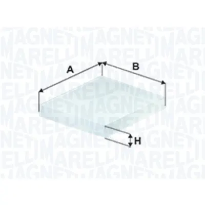 Filtru, aer habitaclu MAGNETI MARELLI 350208065760