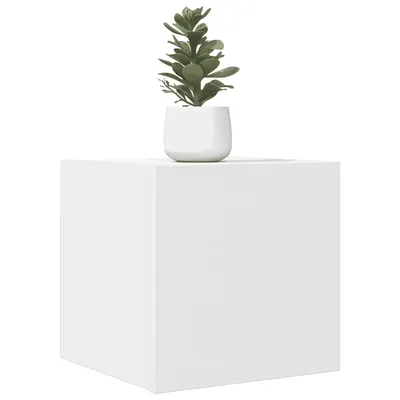 vidaXL Dulap TV montaj pe perete, alb, 30,5x30x30 cm