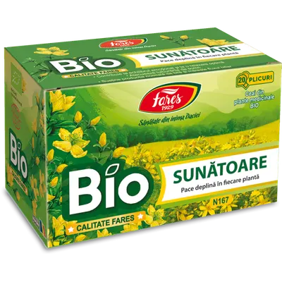 Ceai Sunatoare BIO, Fares | 20 plicuri