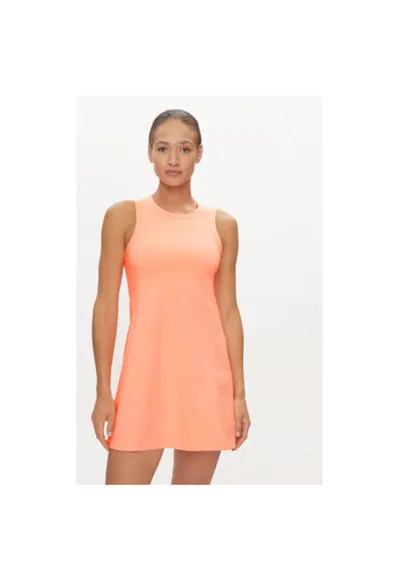 Rochie dama - 303930486 - Poliester - Portocaliu