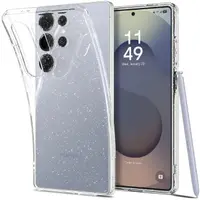 Husă Spigen - Glitter Liquid Crystal, Galaxy S25 Ultra, transparent