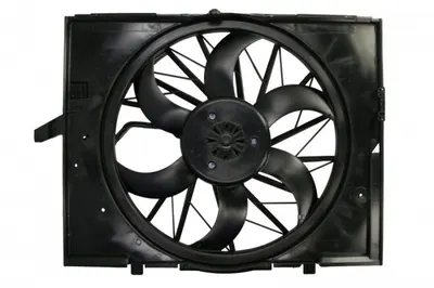 Ventilator radiator (cu carcasa) potrivit BMW 5 (E60), 5 (E61), 6 (E63), 6 (E64) 2.0-4.4 09.03-12.10