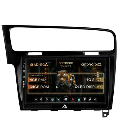 Navigatie Volkswagen Golf 7, Android, A-Octacore 4GB RAM + 64GB ROM, 10.1 Inch - AD-BGA10004+AD-BGRKIT023B