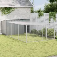 Gossi cusca caine cu tarc antracit 197x396x110 cm otel galvanizat