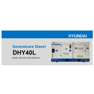 Generator Diesel 40kVA Trifazat Insonorizat Profesional