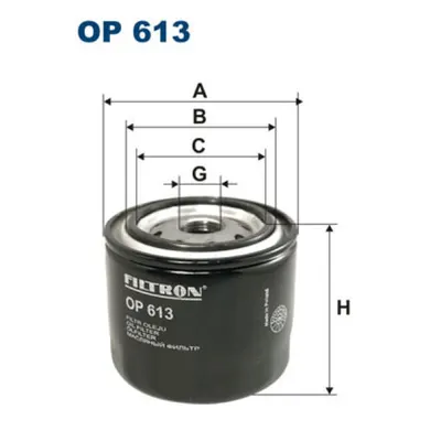 Filtru ulei FILTRON OP 613