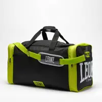Geanta LEONE Color Block Negru/Verde