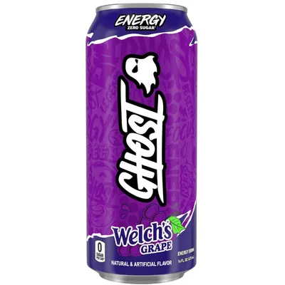 Bautura Energizanta cu Aroma de Struguri Welch’s, Ghost Energy Drink 473ml