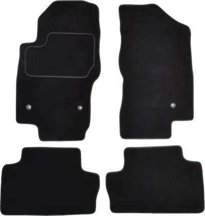 Covorase auto (set, velur, 4 bucati, culoare negru, 5 locuri) NISSAN PATHFINDER III dupa 2005