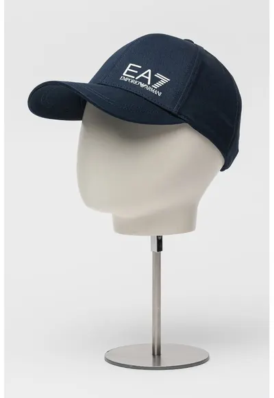 Sapca unisex din bumbac - Alb/Bleumarin