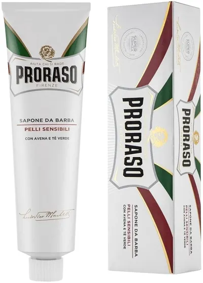 Proraso Cremă de ras cu ceai verde, 150 ml