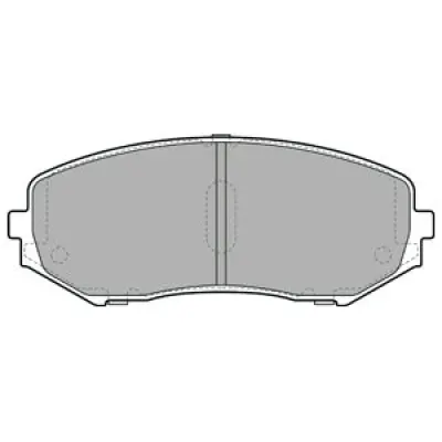 Set placute frana, frana disc DELPHI LP2001