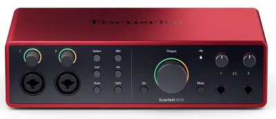 Interfață audio Focusrite - Scarlett 16i16 4th Gen, roşu/negru