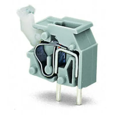 Stackable PCB terminal block; push-button; 2.5 mm²; Pin spacing 7.5/7.62 mm; 1-pole; CAGE CLAMP®; commoning option; 2,50 mm²; yellow