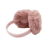 Căști pufoase mărimea XXL, pentru urechi, Antonio, Ø 14 cm, culoarea roz pudrat