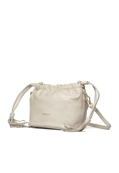 Geanta crossbody de piele Serenitate - Bej