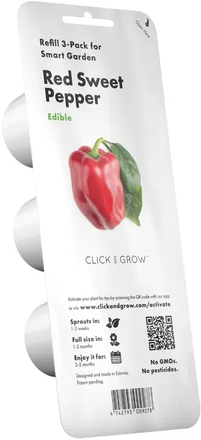 Semințe Click and Grow - Ardei roșu dulce, 3 rezerve