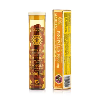 Propolis 1000 Mg + Echinacea, 30 capsule, Marnys