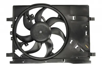 Ventilator radiator (cu carcasa) potrivit FIAT GRANDE PUNTO, PUNTO, PUNTO EVO, PUNTO HATCHBACK; OPEL CORSA D 0.9-1.6 06.05