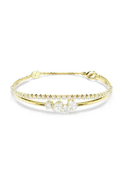 Swarovski brățară pentru femei placată cu aur zirconiu cubic MESMERA