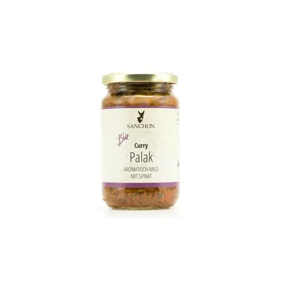 Sos curry Palak bio 330ml Sanchon