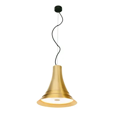 Lampa suspendata, lustra BATO 35 pandantiv, aur cu LED-uri de lumina pandantiv interior, alama, LED-uri, 2500K