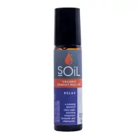 Roll-On Relax cu Uleiuri Esențiale Pure Organice ECOCERT, 10 ml | SOiL