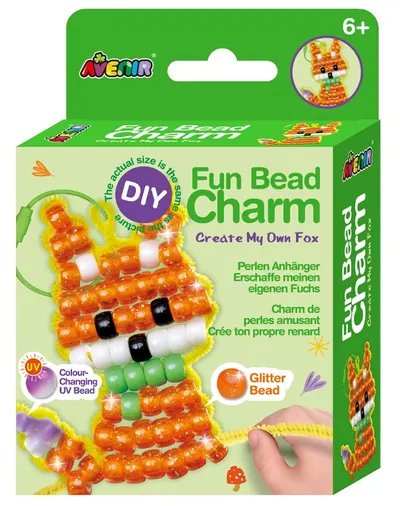 Set creativ Avenir - Talisman DIY din margele, Vulpe