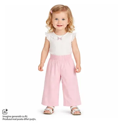 Pantaloni copii Chicco, Roz, 01583-70MC
