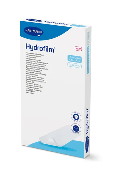 Plasture transparent Hydrofilm 12x25 cm, 25 buc – Hartmann