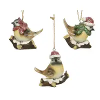 Decoratiune - Bird on Branch with Hanger - mai multe modele