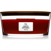 Woodwick Cinnamon Chai lumânare parfumată cu fitil din lemn (hearthwick) 453 g