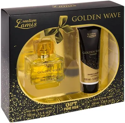 Creation Lamis Set Golden Wave - Apă de parfum și Loțiune, 2 х 100 ml