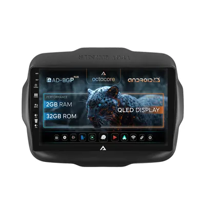 Navigatie Jeep Renegade (2014-2018), Android, P-Octacore 2GB RAM + 32GB ROM, 9 Inch - AD-BGP9002+AD-BGRKIT286