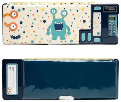 Penar școlar retro YOLO Monster - Cu calculator