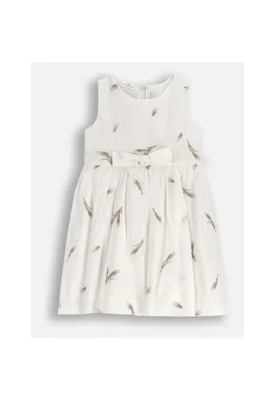 Rochie alba - cu funda -