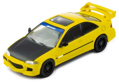 Model de colecție IXO Modern: Automobile - Honda Civic EJ1, yellow/black, 1995