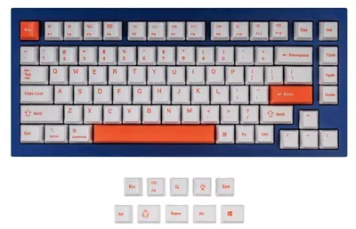 Set taste tastatura mecanica Keychron - Orange, 92 buc., US
